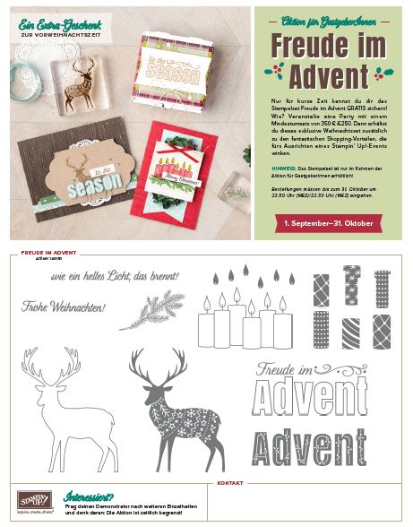 Flyer Freude im Advent